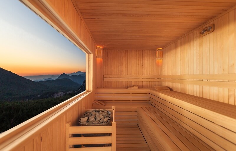 domek w górach z sauną 